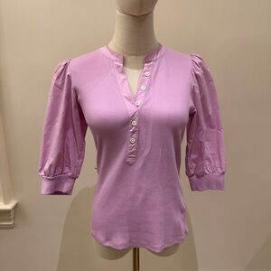 Veronica Beard Puff Sleeve Top